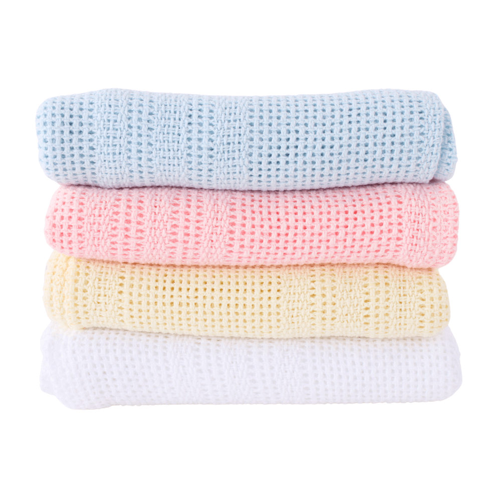 Junior Joy Pram Cotton Cellular Blanket